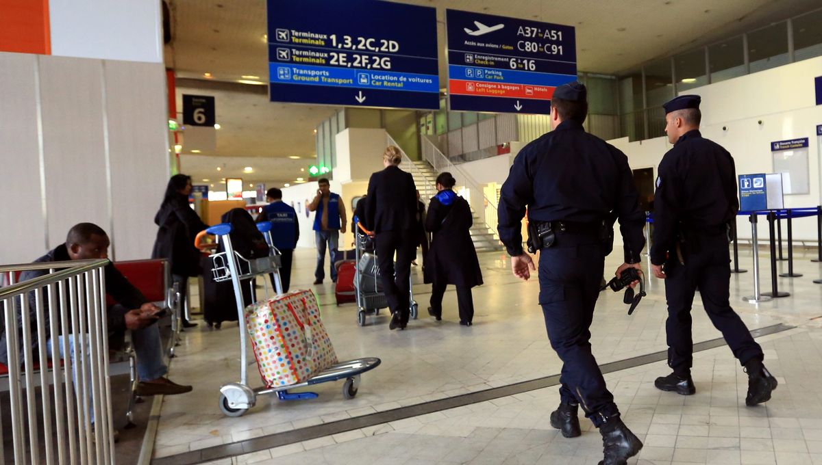 L'arrestation à l'aéroport de Roissy