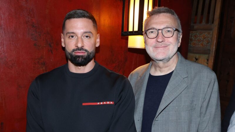 Laurent Ruquier avec Hugo