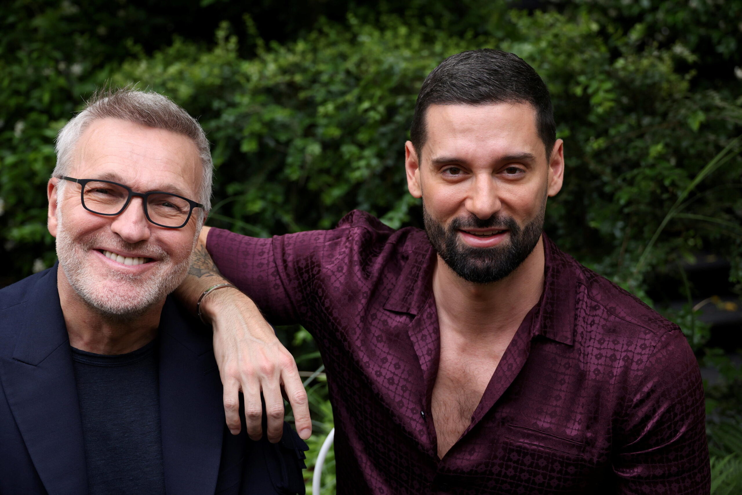 Laurent Ruquier et Hugo Manos