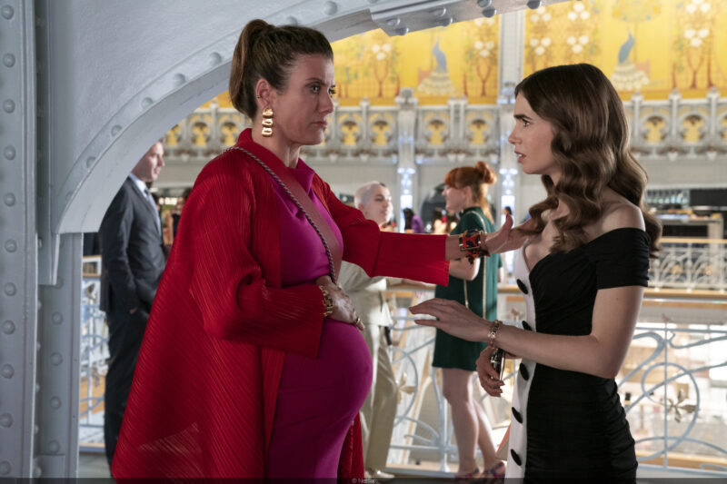 Tournage d'Emily in Paris