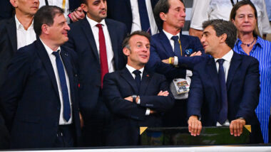 Macron et le Stade Toulousain