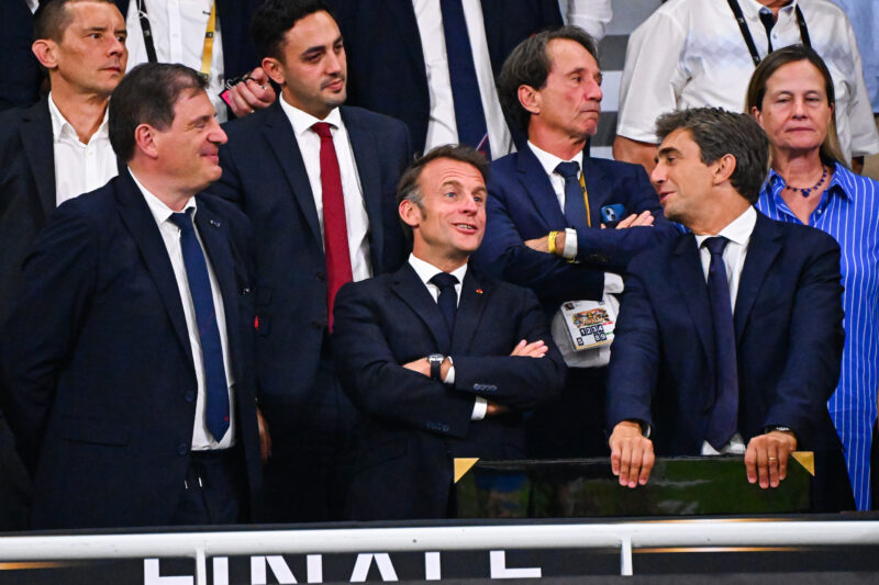 Macron et le Stade Toulousain
