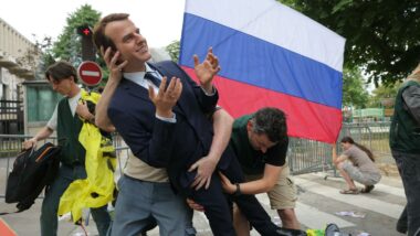 Statue de Macron