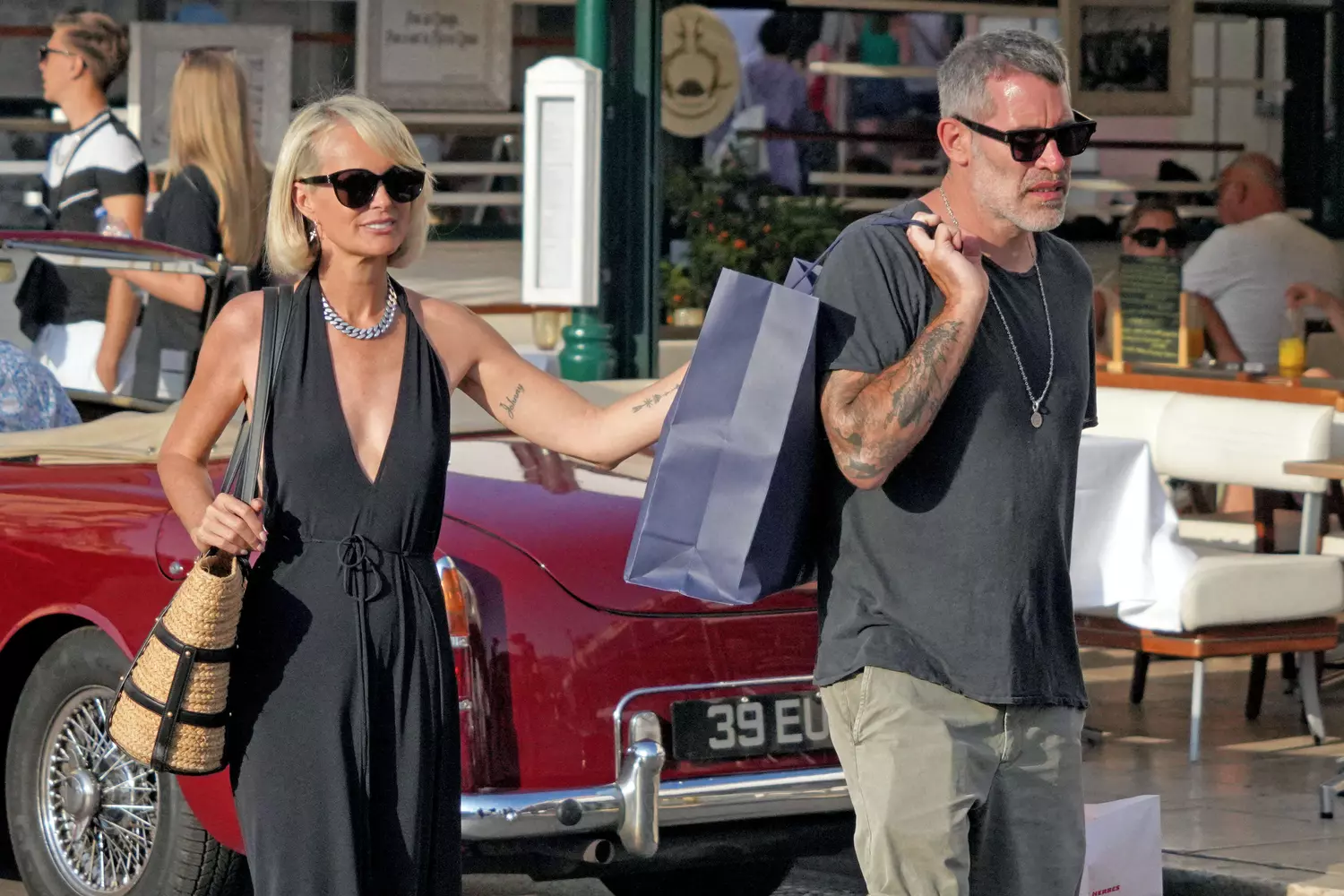 Jalil Lespert et Laeticia Hallyday