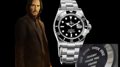 John Wick avec sa montre