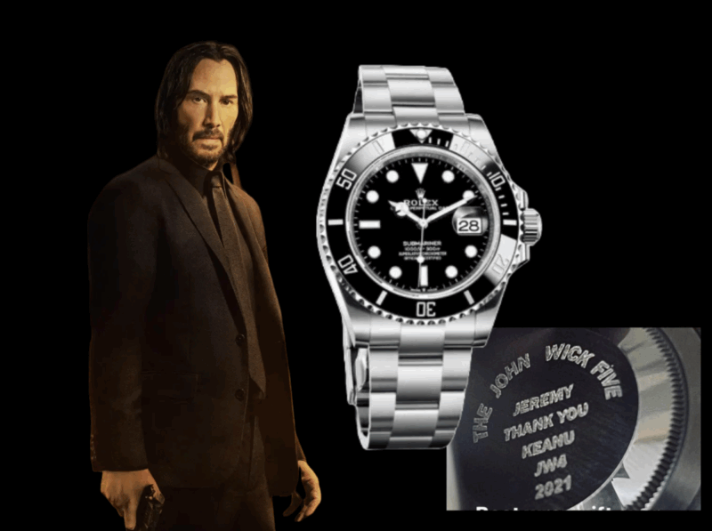 John Wick avec sa montre
