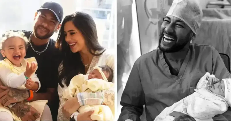 Neymar accueille sa fille
