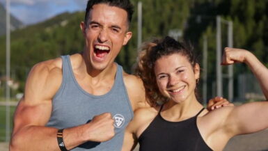 Tibo InShape avec Juju Fitcats