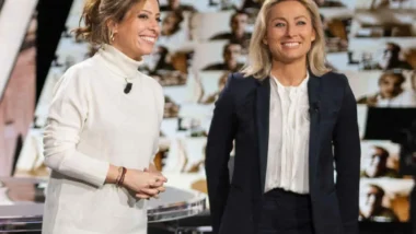 Anne-Sophie Lapix et Léa Salamé