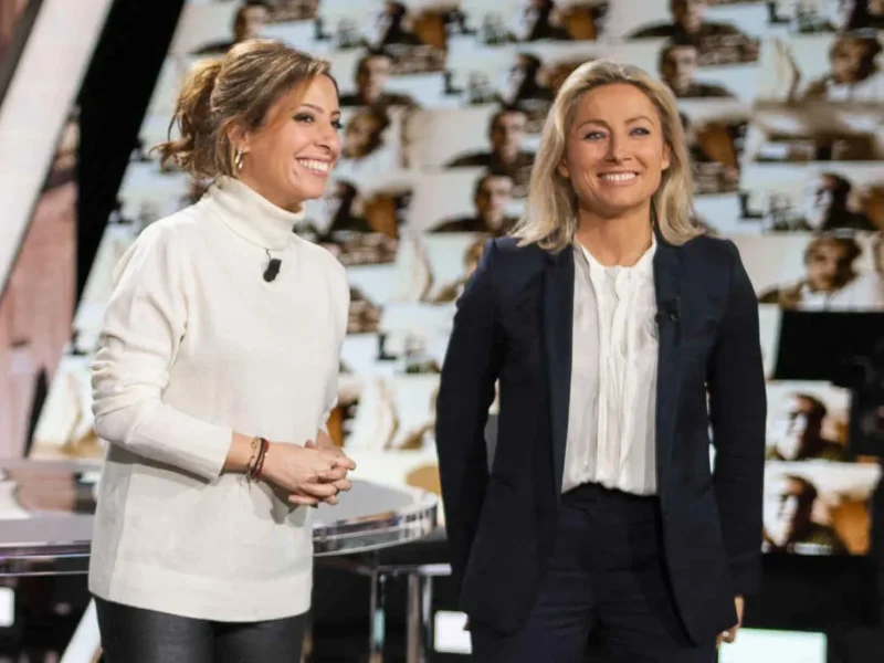 Anne-Sophie Lapix et Léa Salamé