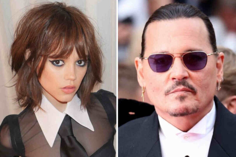 Jenna Ortega et Johnny Depp