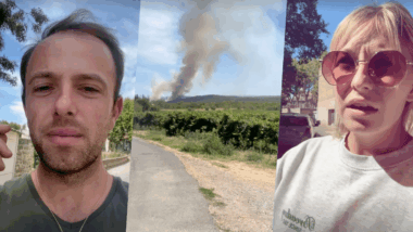 Ludovic et Julia face à l'incendie