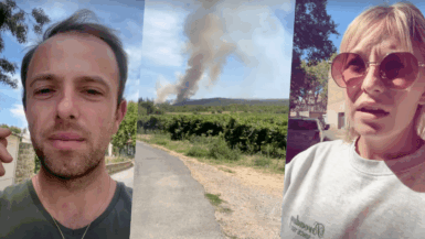 Ludovic et Julia face à l'incendie