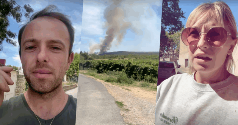 Ludovic et Julia face à l'incendie
