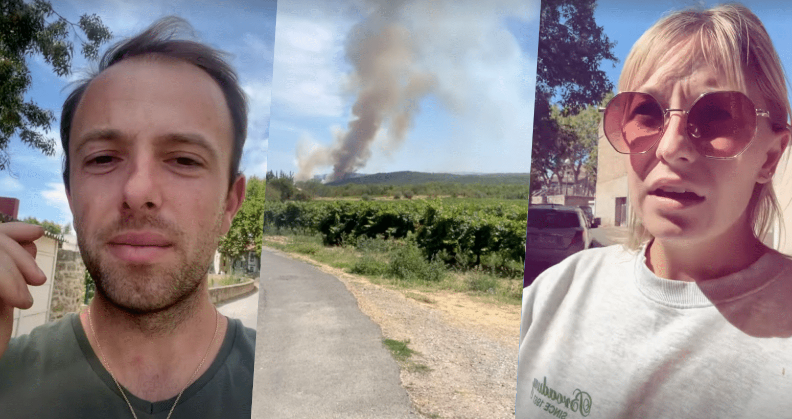 Incendies dévastateurs : Ludovic et sa compagne luttent dans l'Aude