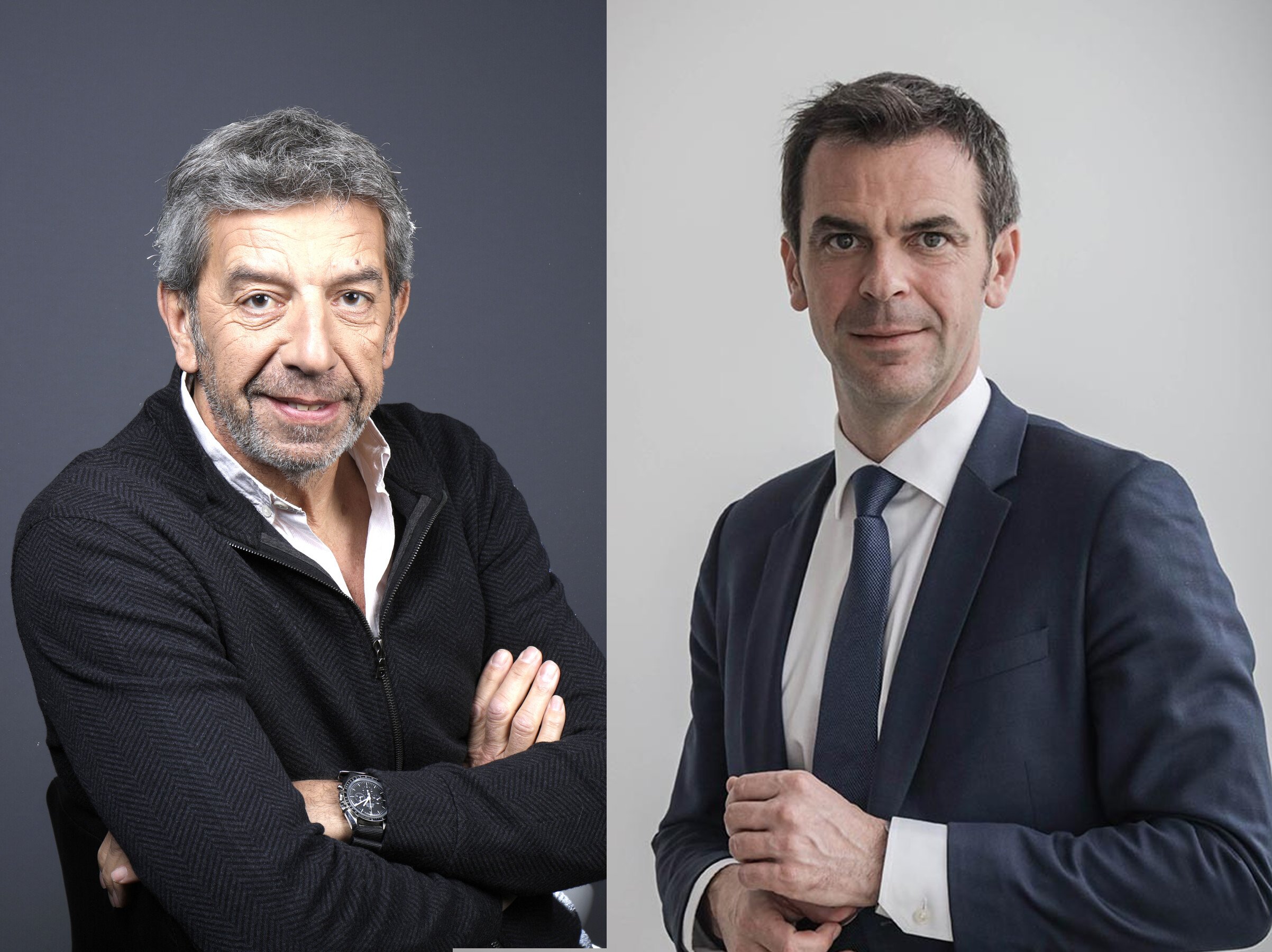 Olivier Véran et Michel Cymes