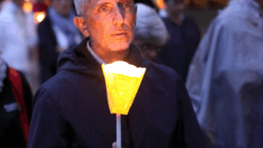 Gad Elmaleh à Lourdes